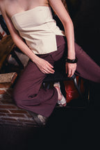 Pantalón Checkin Café Oscuro