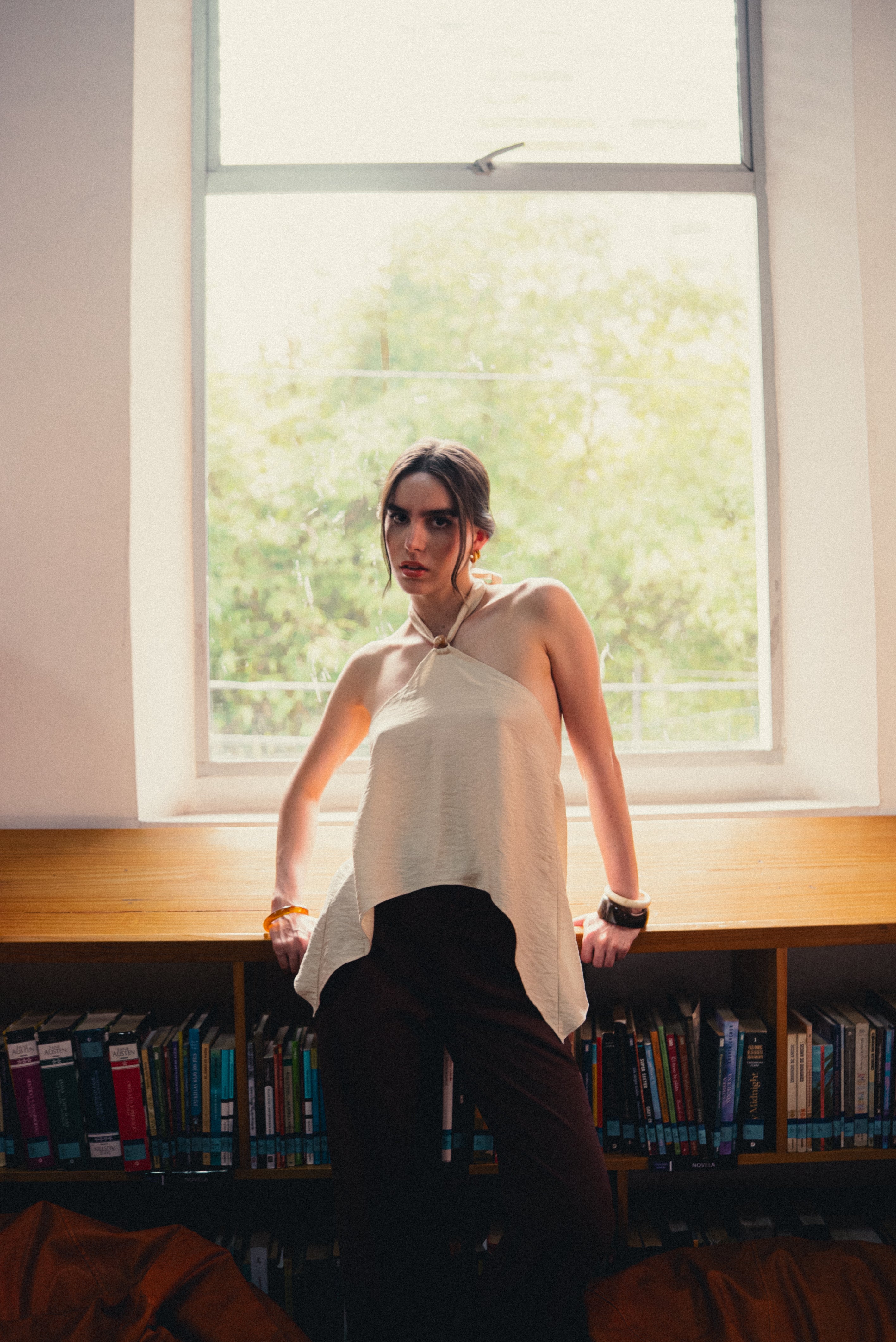 Blusa First Drink Crema