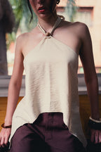 Blusa First Drink Crema